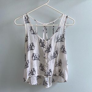 Elephant tank top